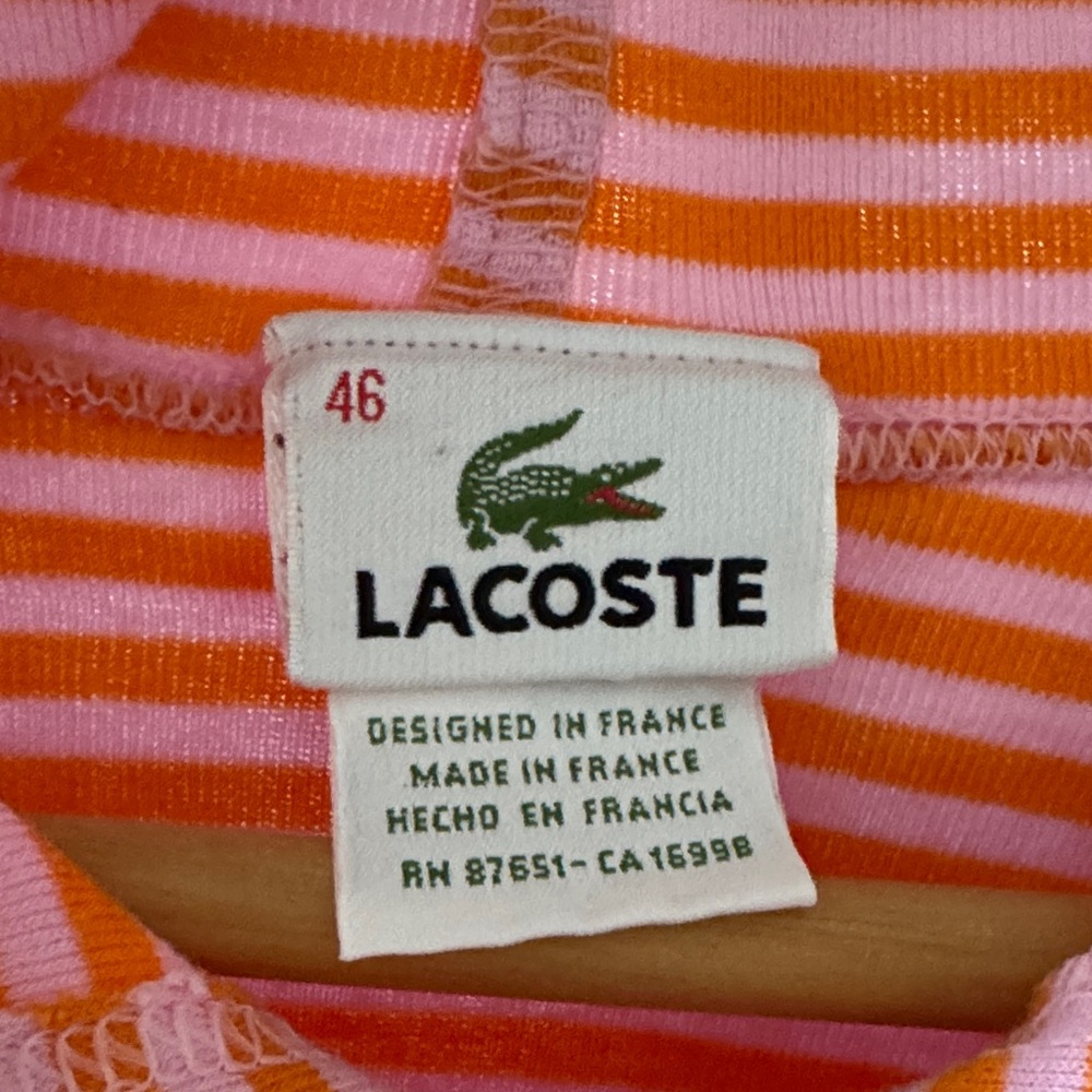 Striped Orange Hoodie Top - Picture 2 of 5